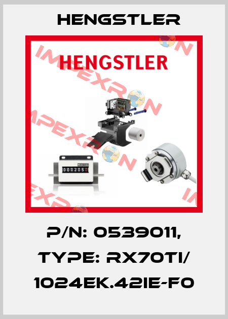 p/n: 0539011, Type: RX70TI/ 1024EK.42IE-F0 Hengstler