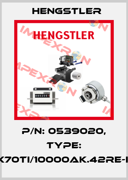 p/n: 0539020, Type: RX70TI/10000AK.42RE-K0 Hengstler