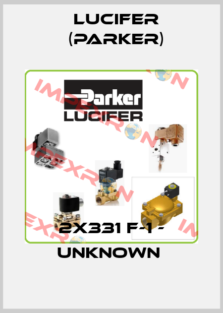 2X331 F-1 - UNKNOWN  Lucifer (Parker)