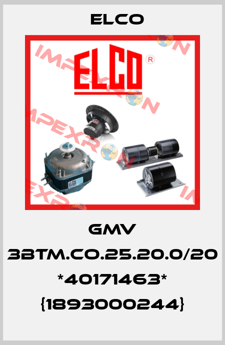 GMV 3BTM.CO.25.20.0/20 *40171463* {1893000244} Elco