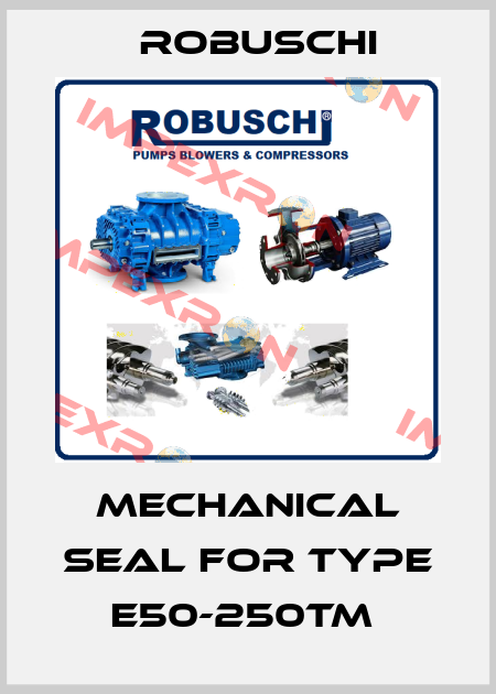 Mechanical seal for Type E50-250TM  Robuschi