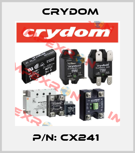 P/N: CX241  Crydom