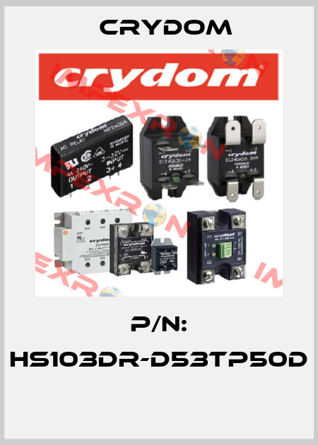 P/N: HS103DR-D53TP50D  Crydom