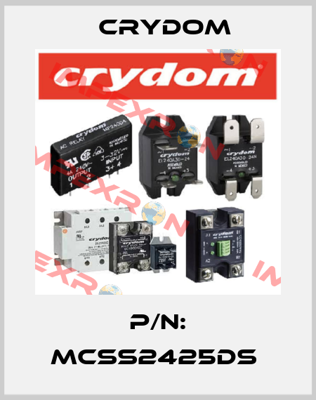 P/N: MCSS2425DS  Crydom