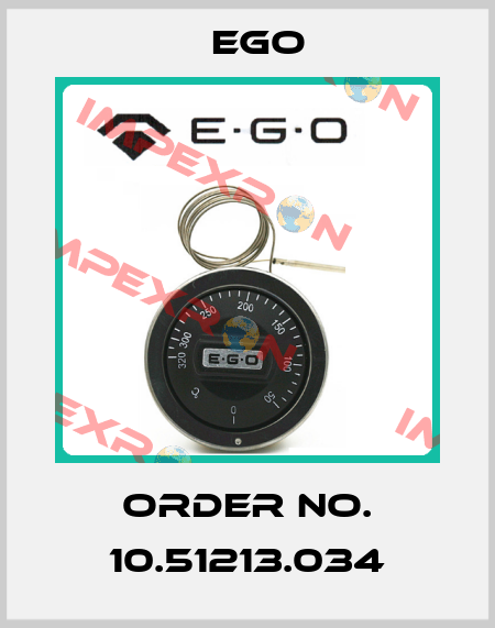 Order No. 10.51213.034 EGO
