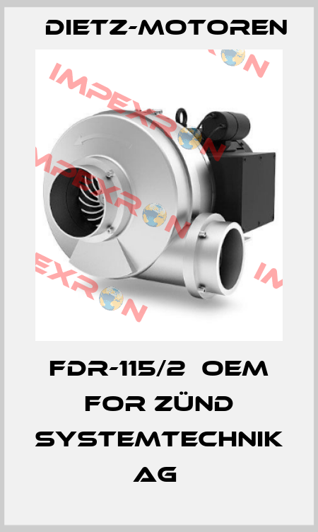 FDR-115/2  OEM for Zünd Systemtechnik AG  Dietz-Motoren