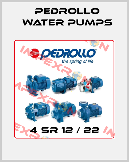 4 SR 12 / 22 Pedrollo Water Pumps