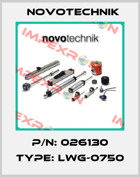 P/N: 026130 Type: LWG-0750 Novotechnik