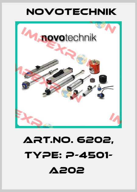 Art.No. 6202, Type: P-4501- A202  Novotechnik