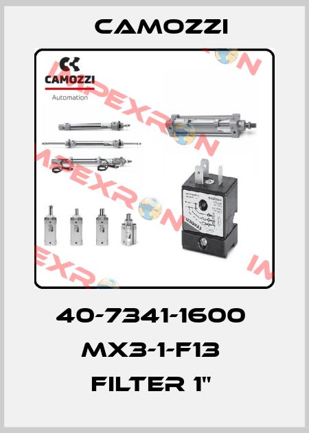 40-7341-1600  MX3-1-F13  FILTER 1"  Camozzi