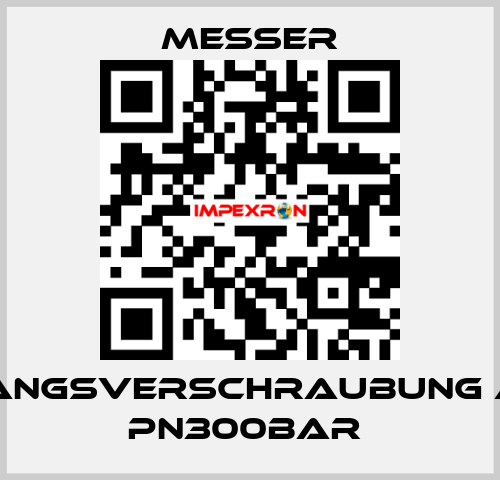 EINGANGSVERSCHRAUBUNG aG1/2 PN300bar  Messer