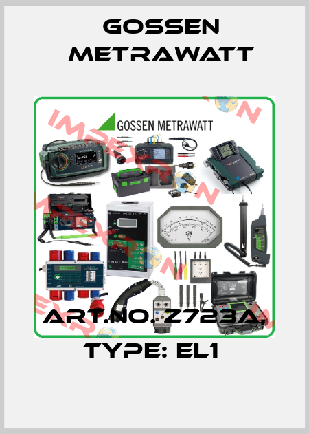 Art.No. Z723A, Type: EL1  Gossen Metrawatt