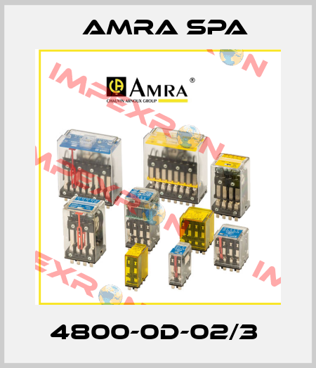 4800-0D-02/3  Amra SpA