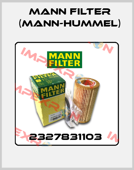 2327831103  Mann Filter (Mann-Hummel)