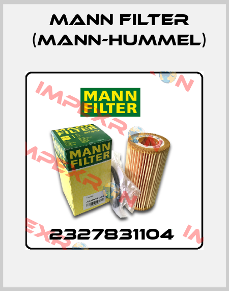 2327831104  Mann Filter (Mann-Hummel)