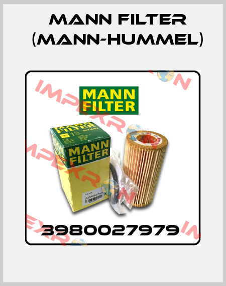 3980027979  Mann Filter (Mann-Hummel)