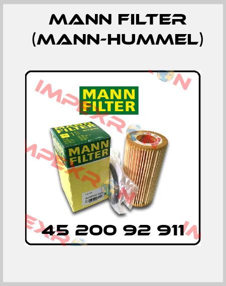 45 200 92 911 Mann Filter (Mann-Hummel)