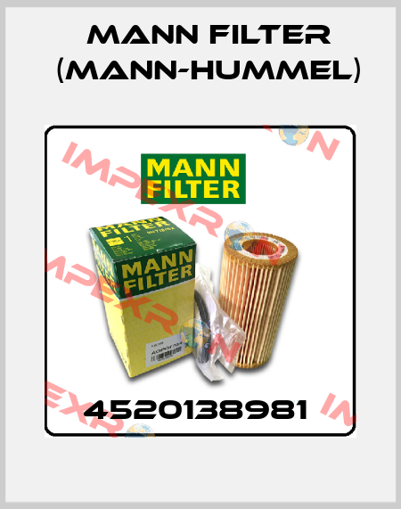 4520138981  Mann Filter (Mann-Hummel)