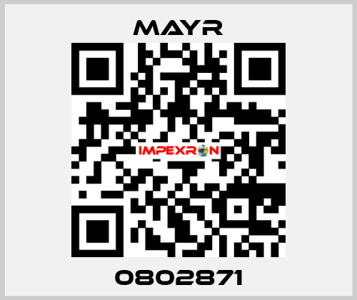 0802871  Mayr