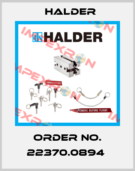 Order No. 22370.0894  Halder