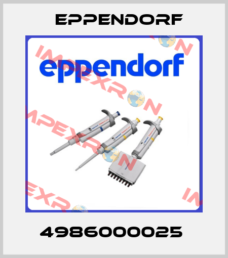 4986000025  Eppendorf