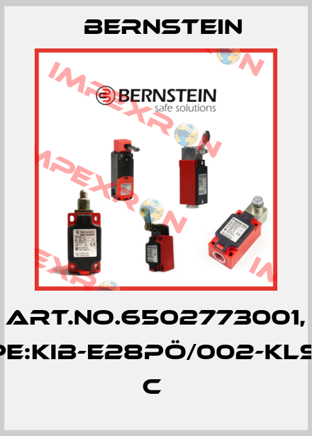 Art.No.6502773001, Type:KIB-E28PÖ/002-KLSM8          C  Bernstein