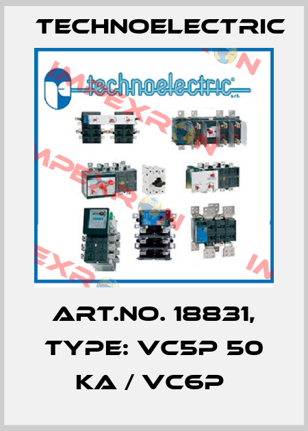 Art.No. 18831, Type: VC5P 50 KA / VC6P  Technoelectric