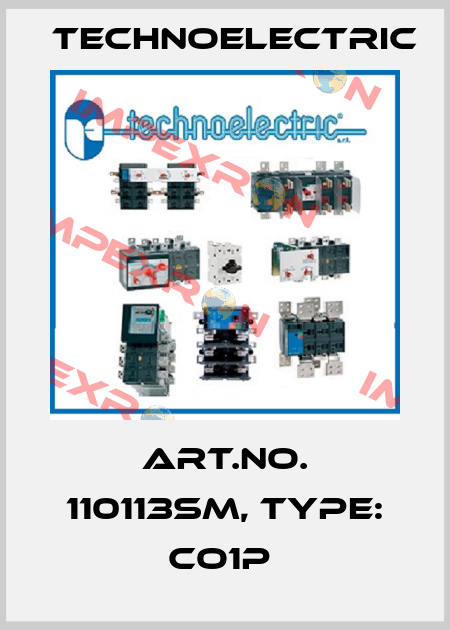 Art.No. 110113SM, Type: CO1P  Technoelectric