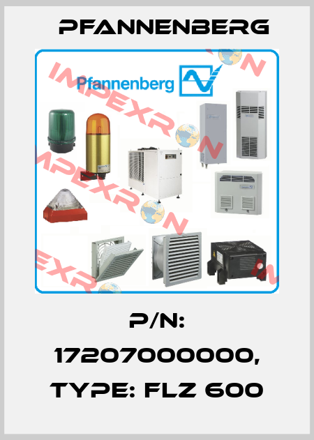 p/n: 17207000000, Type: FLZ 600 Pfannenberg