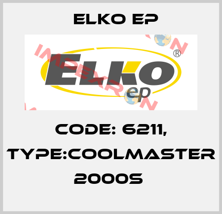 Code: 6211, Type:CoolMaster 2000S  Elko EP