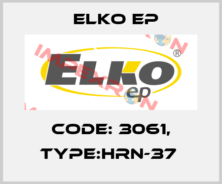 Code: 3061, Type:HRN-37  Elko EP
