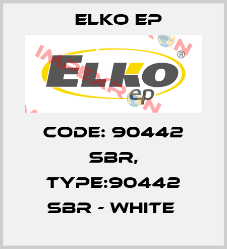 Code: 90442 SBR, Type:90442 SBR - white  Elko EP