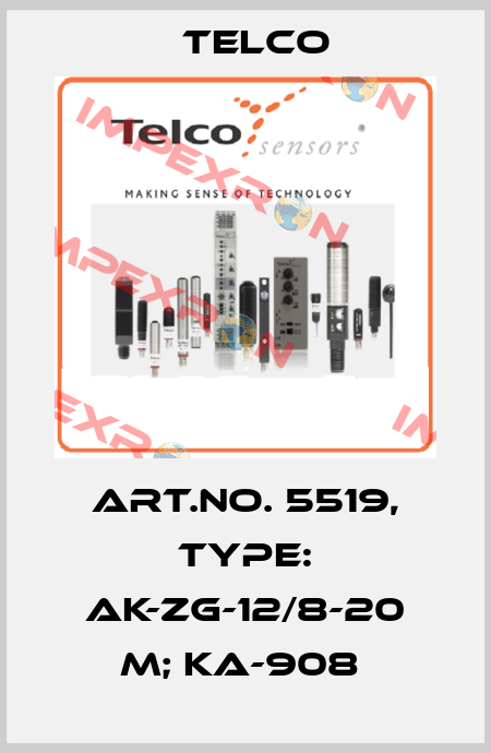 Art.No. 5519, Type: AK-ZG-12/8-20 m; KA-908  Telco