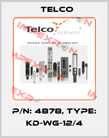 p/n: 4878, Type: KD-WG-12/4 Telco