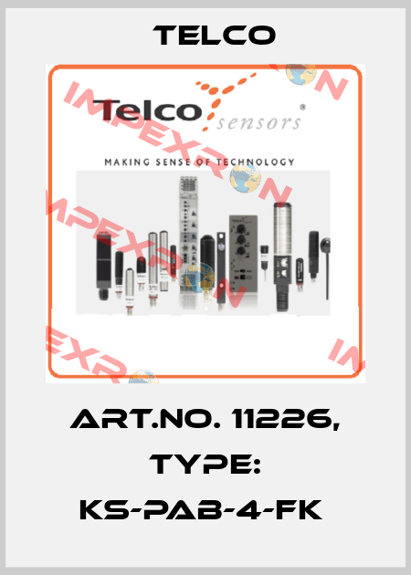Art.No. 11226, Type: KS-PAB-4-FK  Telco