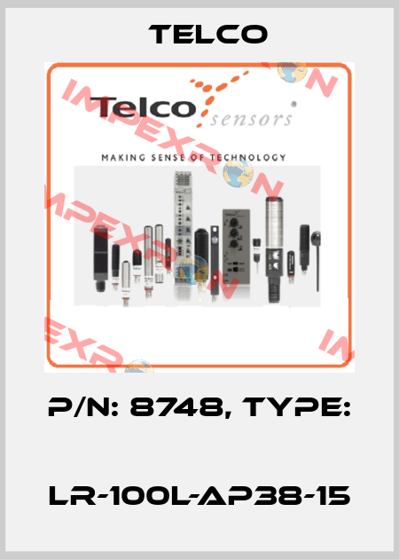 p/n: 8748, Type:  LR-100L-AP38-15 Telco