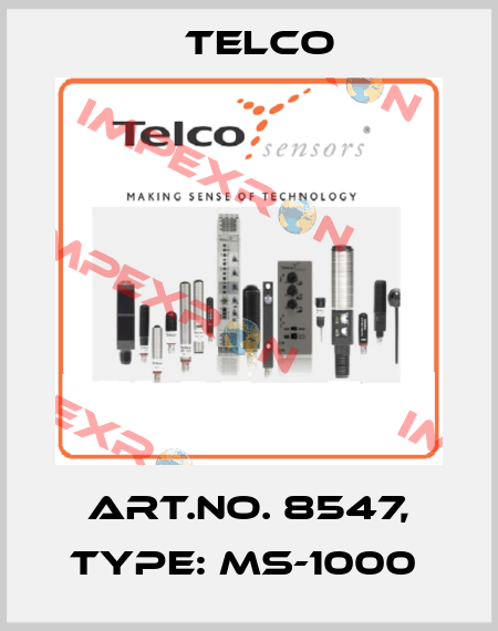 Art.No. 8547, Type: MS-1000  Telco