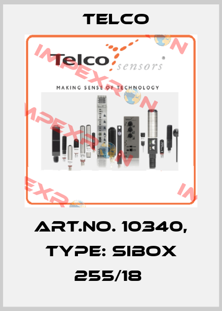 Art.No. 10340, Type: Sibox 255/18  Telco