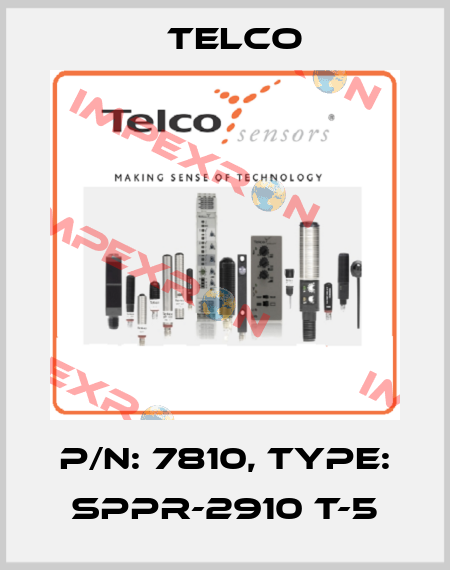 p/n: 7810, Type: SPPR-2910 T-5 Telco