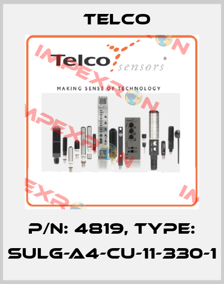 P/N: 4819, Type: SULG-A4-CU-11-330-1 Telco