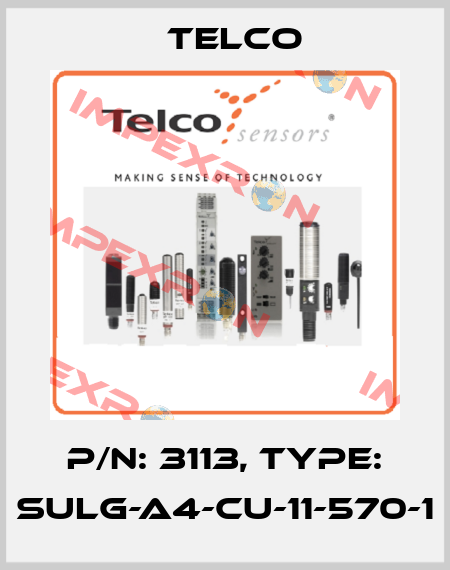 P/N: 3113, Type: SULG-A4-CU-11-570-1 Telco