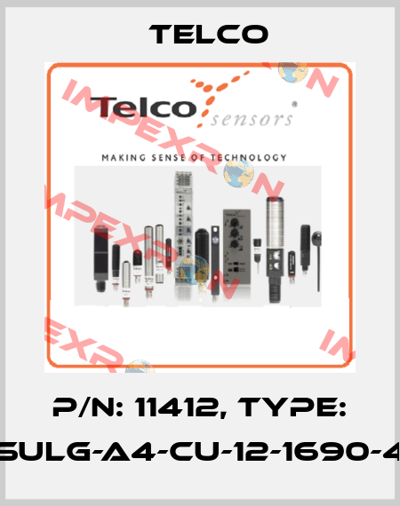 P/N: 11412, Type: SULG-A4-CU-12-1690-4 Telco