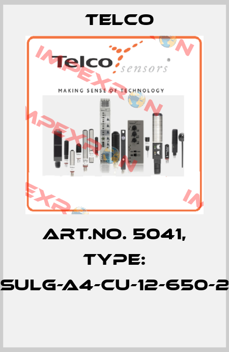 Art.No. 5041, Type: SULG-A4-CU-12-650-2  Telco