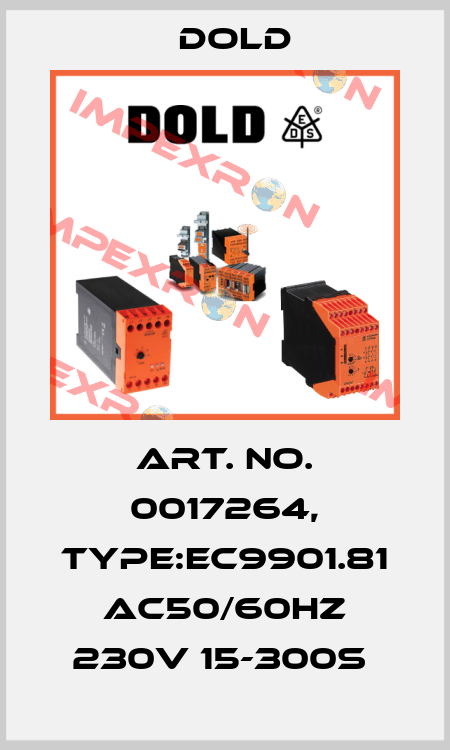 Art. No. 0017264, Type:EC9901.81 AC50/60HZ 230V 15-300S  Dold
