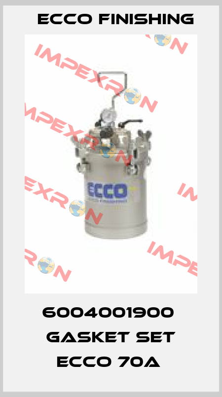 6004001900  GASKET SET ECCO 70A  Ecco Finishing