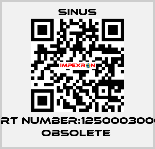 Part Number:1250003000A obsolete  Sinus
