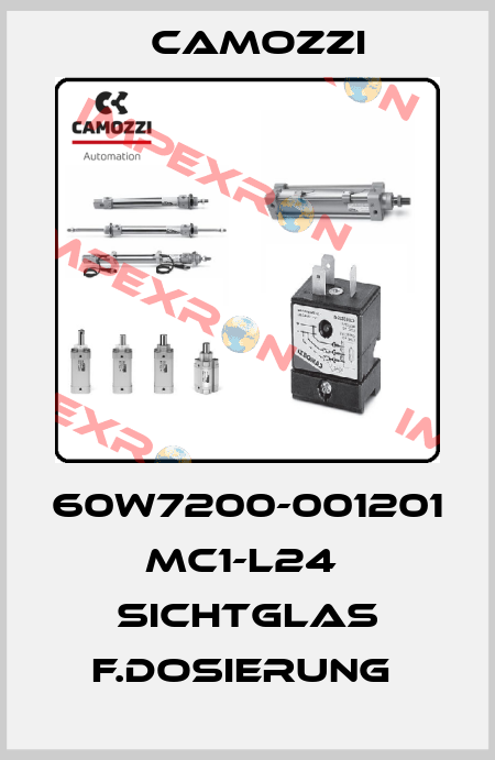 60W7200-001201  MC1-L24  SICHTGLAS F.DOSIERUNG  Camozzi