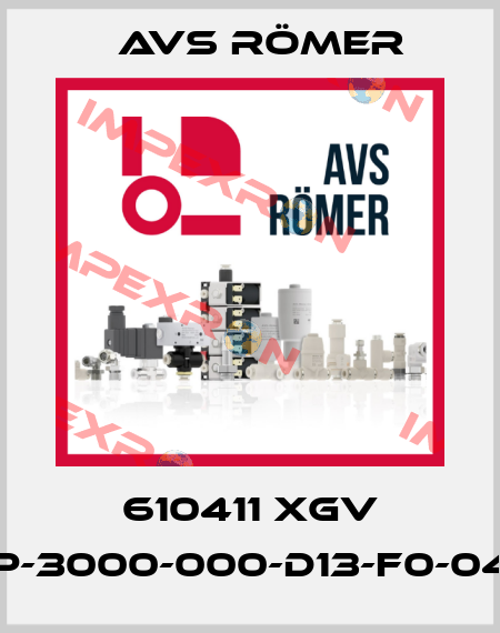 610411 XGV P-3000-000-D13-F0-04 Avs Römer