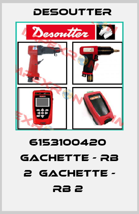 6153100420  GACHETTE - RB 2  GACHETTE - RB 2  Desoutter