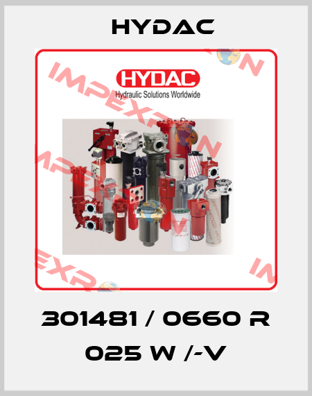 301481 / 0660 R 025 W /-V Hydac
